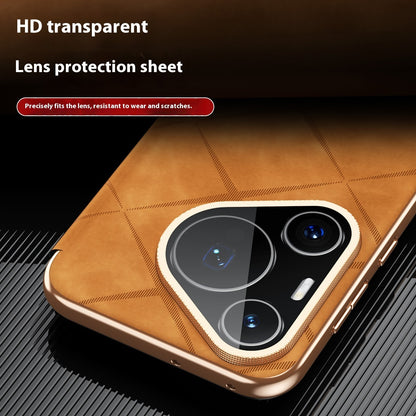 Electroplated Diamond Grid Anti-fingerprint Phone Case