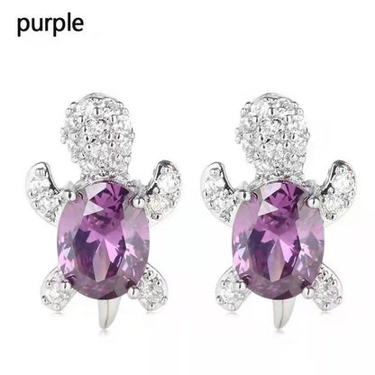 Cute Little Animal Niche Design Earrings Jewelry Stud Earrings