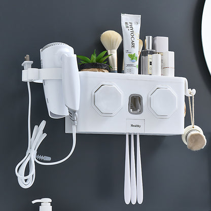 Paste Wall Mounted Toothbrush Holder