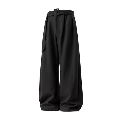 Three-dimensional Pleated Draping Machete Suit Pants