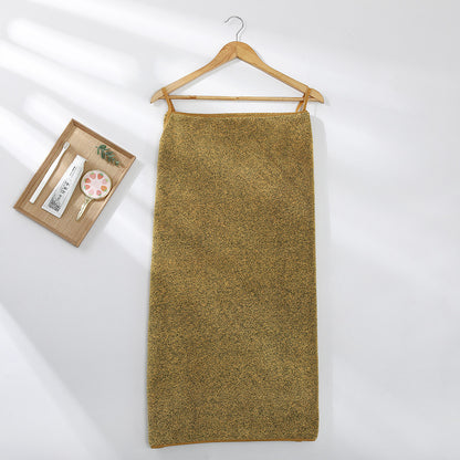Coral Fleece Women's Sling Bath Towel Can Be Worn For Bathing