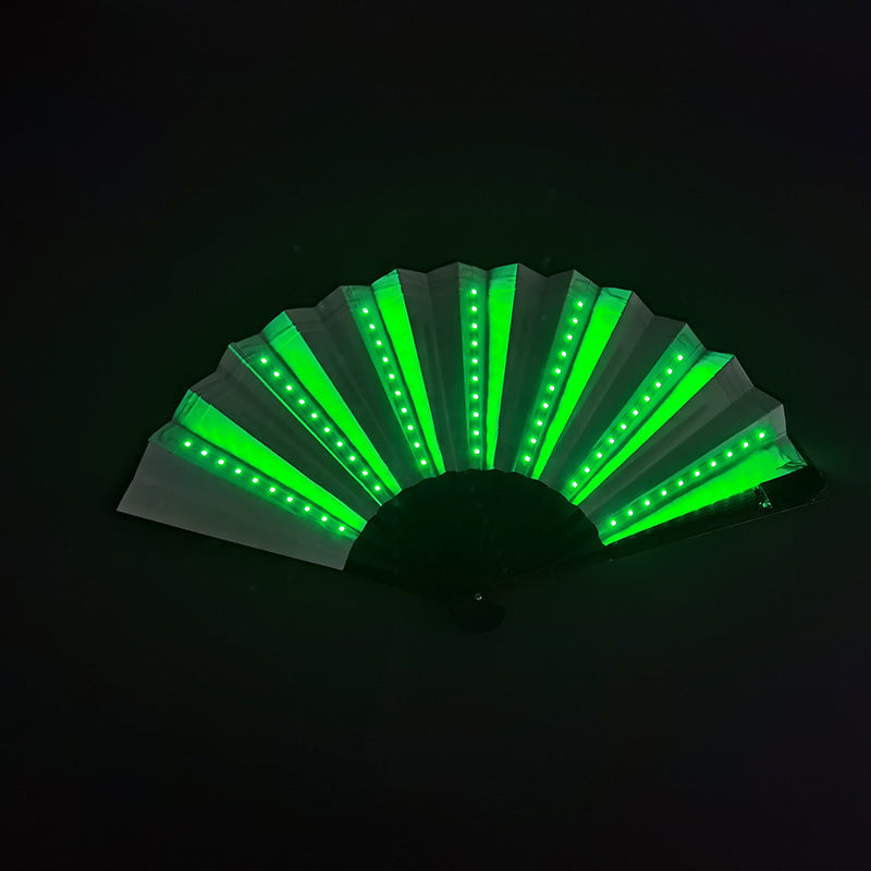 LED Luminous Fan Color Folding Fan