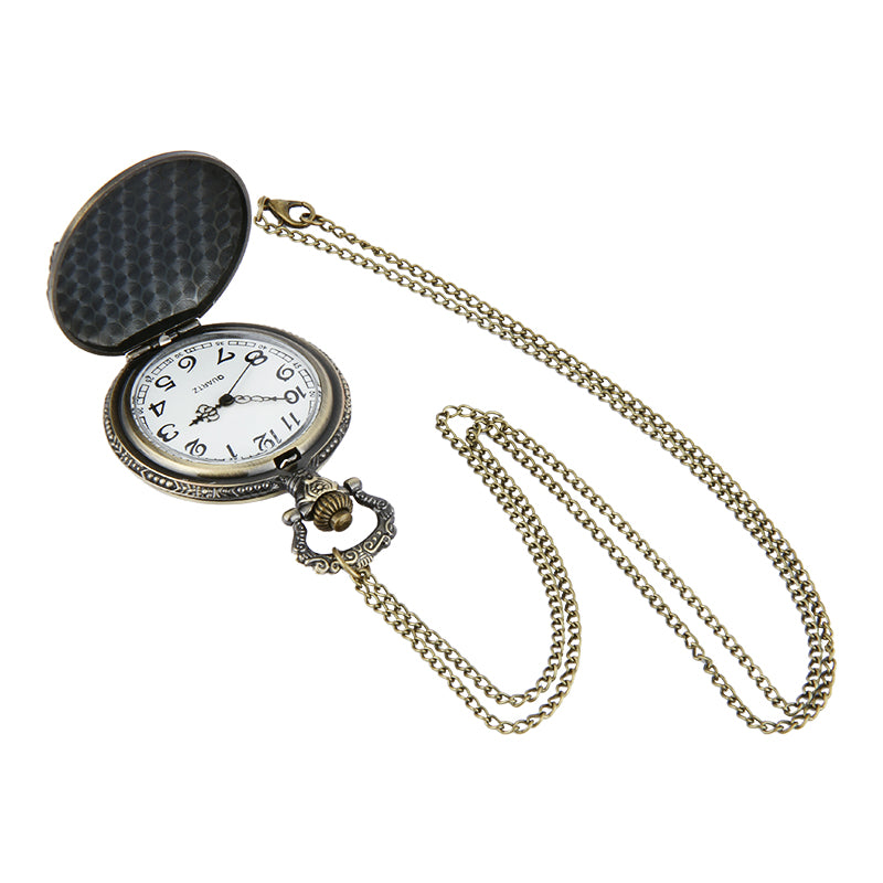 Forest Pickup Truck Vintage Quartz Pocket Watch