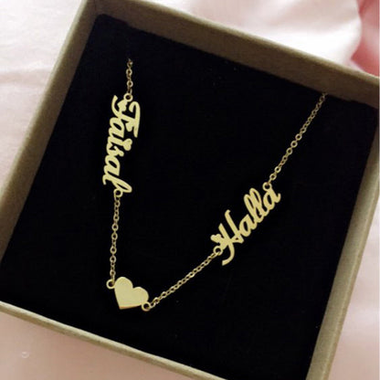 DIY Custom Love Necklace for Women - Personalized Heart Jewelry