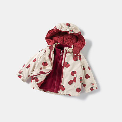 Doublure polaire pour enfants, manteau d'automne et d'hiver