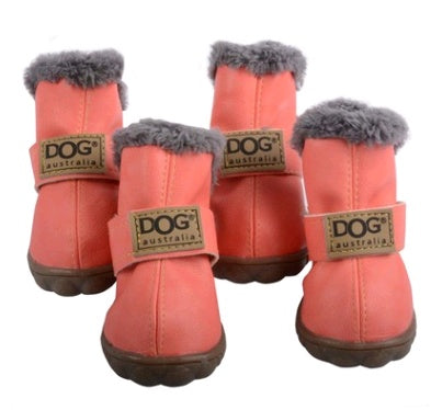 Les bottes de neige épaisses pour chien gardent au chaud les chaussures VIP d'automne et d'hiver de Teddy