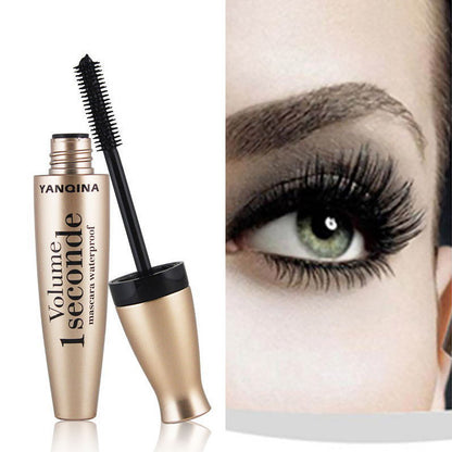 Mascara tube doré