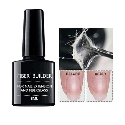 Fiber Bulider nagel Gel snabb byggnad reparation brutna naglar soppa av UV-geln