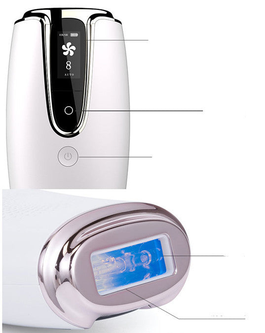 Laser Hair Removal Device Ladies Shaver - ABS+Quartz Global Compatibility System