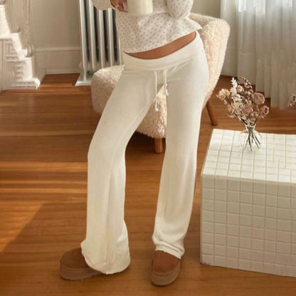 Hip Lifting Laced Pants Hot Girl Slimming Sports Casual Pants