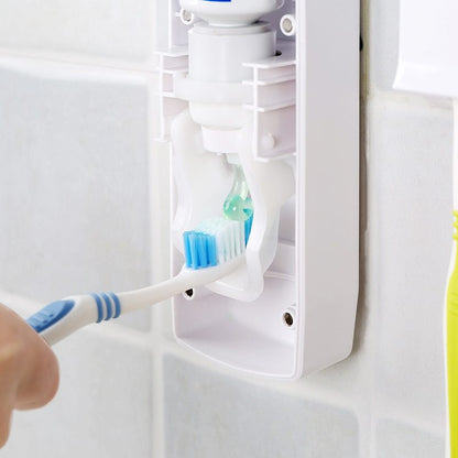 Toothpaste toothbrush rack