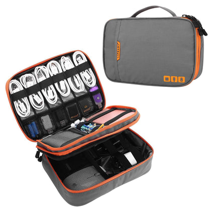 Multifunctional mobile power data cable storage bag