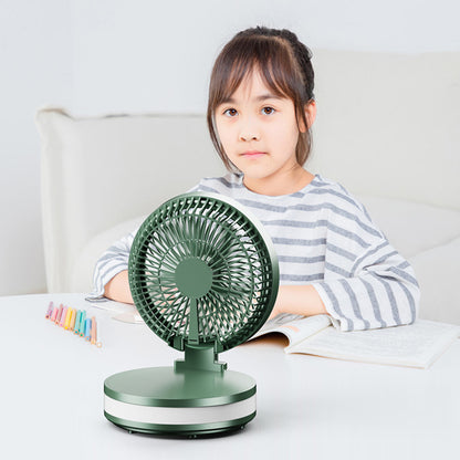 Portable Desk Electric Fan Wall Mounted Small Folding Portable Air Cooler Rechargeable Table Fan For Home Office