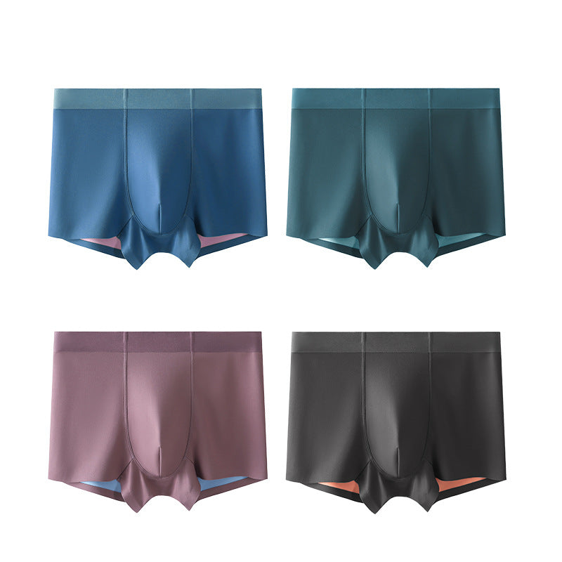 Mens Double-sided Breathable Seamless Underwear