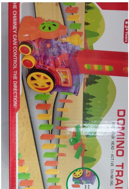 Jouets de Train Domino pour bébé, Puzzle de voiture, licence à libération automatique, blocs de construction électriques, jouet de Train