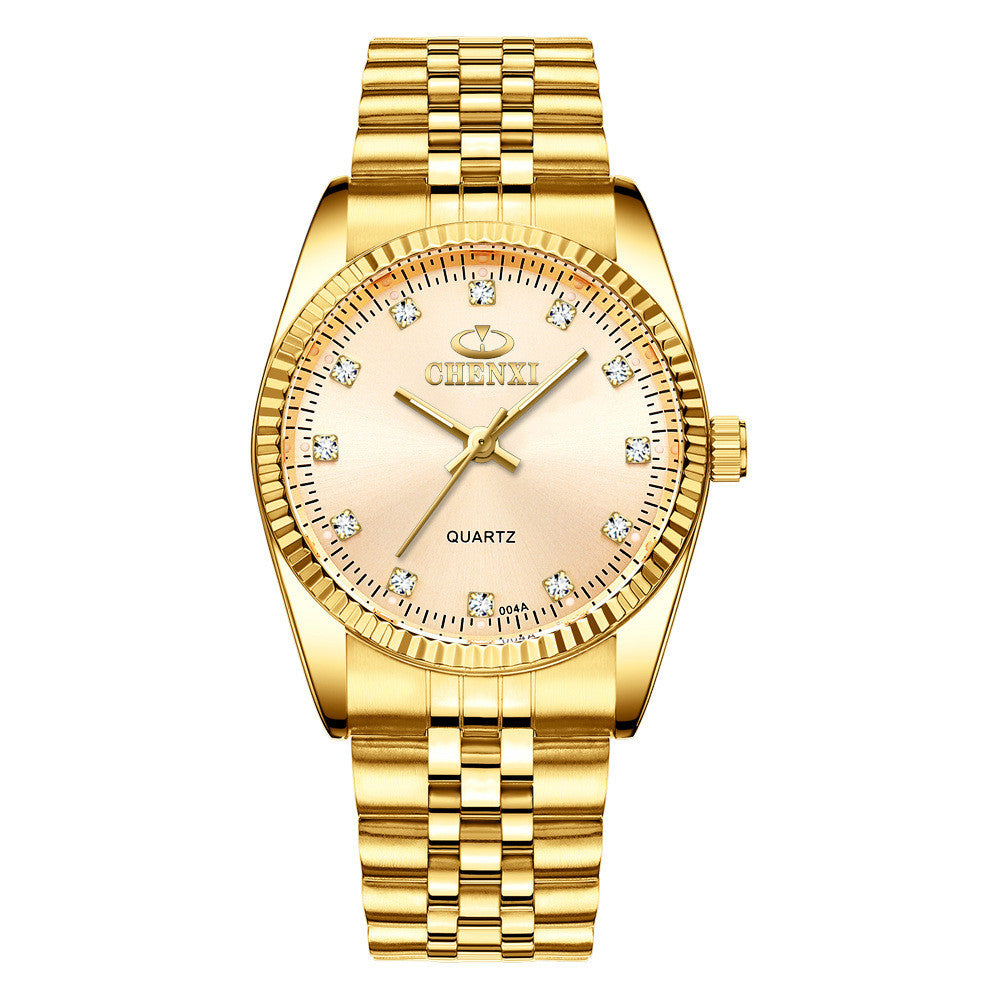 Golden couple watch men