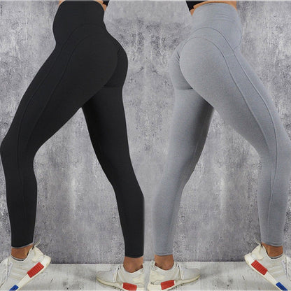 Legging d'exercice de couleur unie