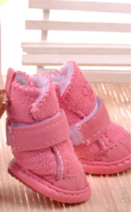 Promotion lamb footprints VIP small dogs warm shoes shoes Bichon puppy pet snow boots shoes