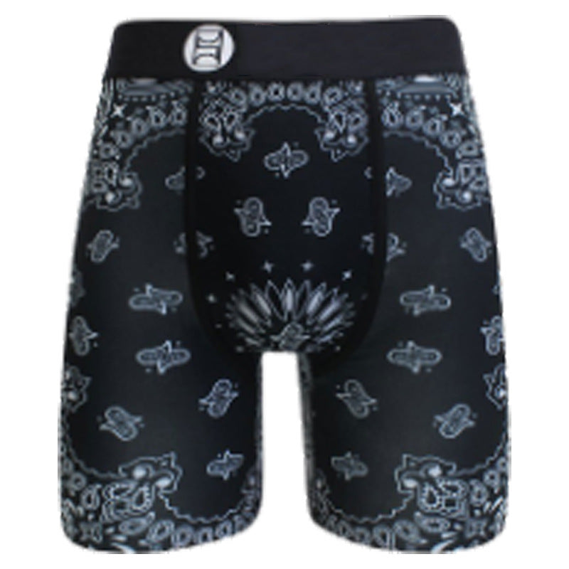 Cartoon Printed Boys Boxers Men Sports Underwear