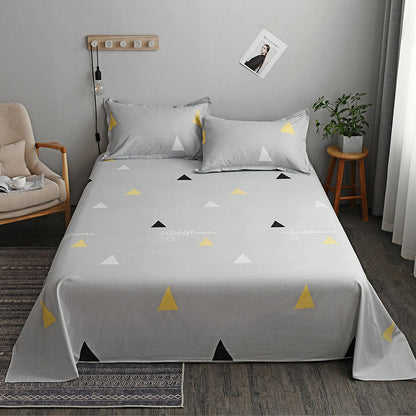 Washed Cotton Student Hostel Bed Sheets