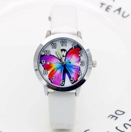 Montres pour enfants montre à Quartz pour écolières filles montre à Quartz mignon coloré cadran papillon montre étanche 