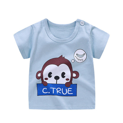 cotton children t-shirt short sleeve