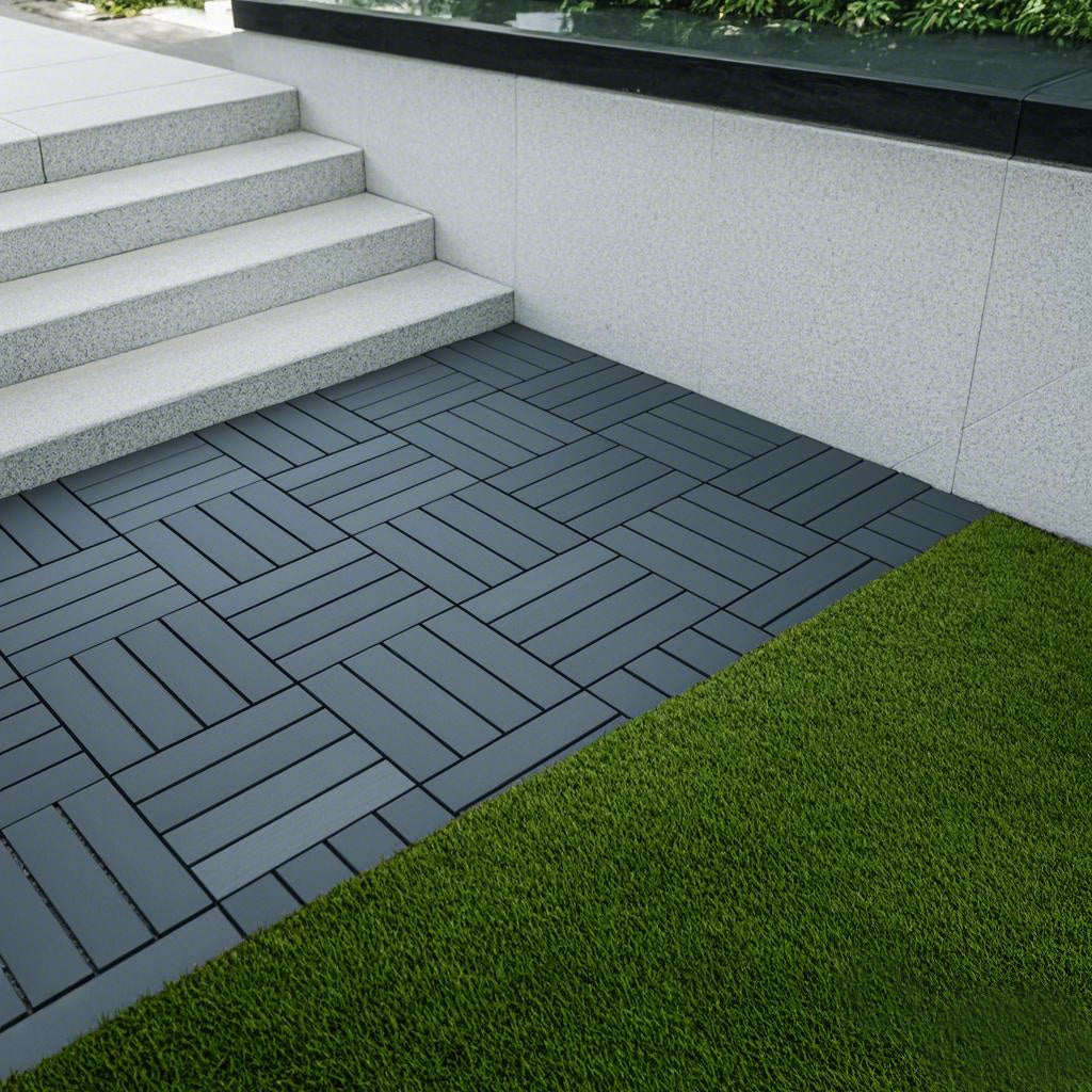 Waterproof, Wear-resistant, DIY Assembly, Garden, Courtyard, Balcony,plastic Flooring