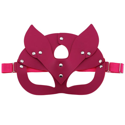 Creative Läder Sexig Byte Fox Ears Party Prom Mask