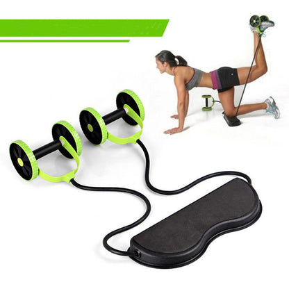 Revoflex Xtreme Rally – corde de traction multifonction pliable, à roulettes, santé, entraînement musculaire abdominal, équipement de Fitness à domicile