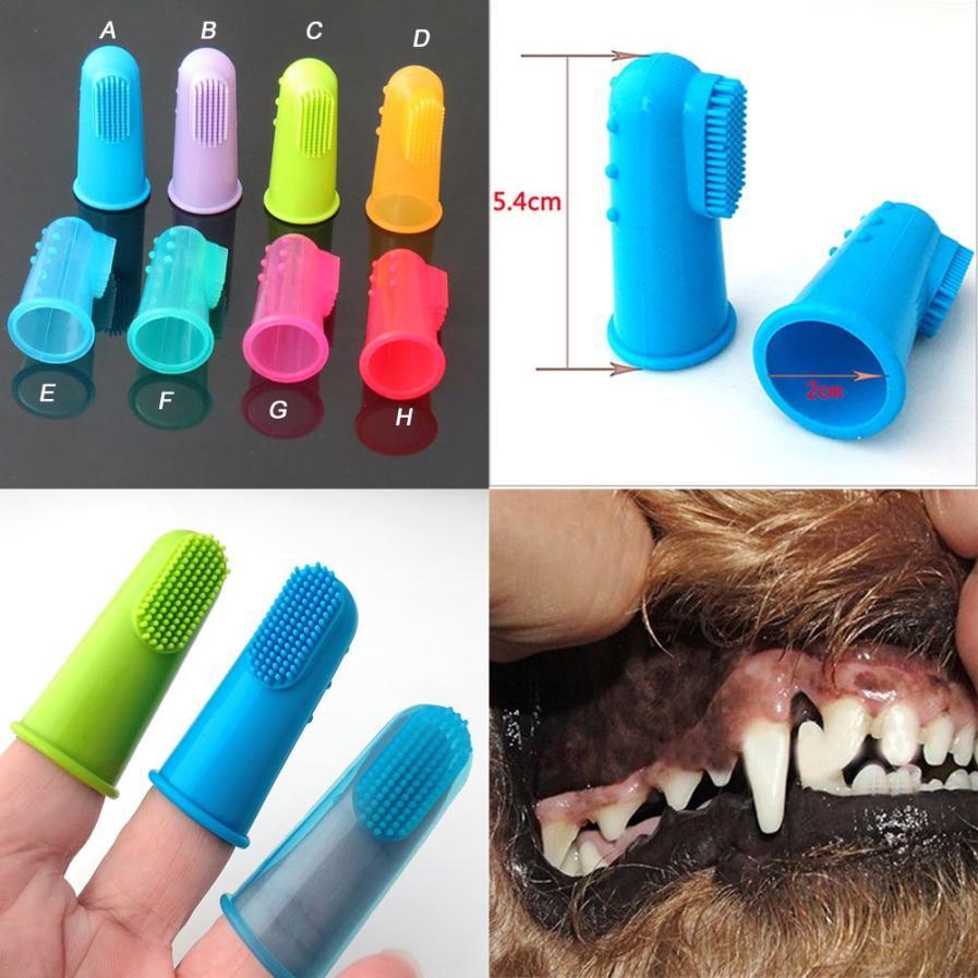 Brosse à dents super douce pour animaux de compagnie