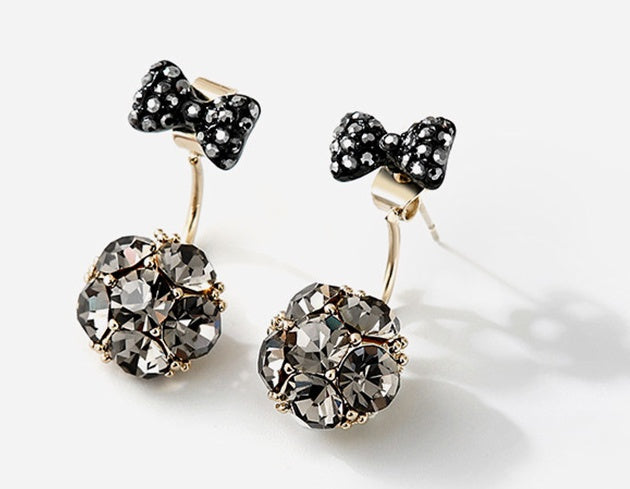 Earrings bow stud earrings