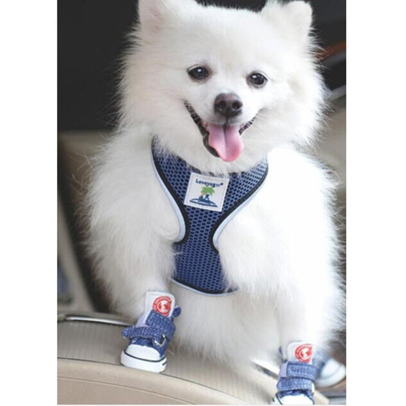 Small Dog Teddy Shoes Dog Four Seasons