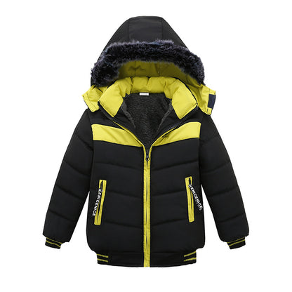 Small And Medium-Sized Boys Cotton-Padded Jackets