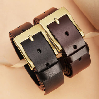 Men's Pin Buckle Business Casual Simple Belt - Effortless Professional