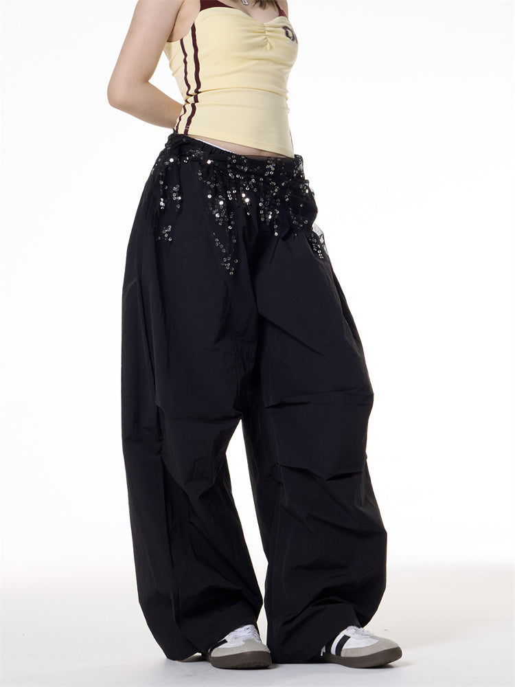 American Retro Hot Girl Fashion Brand Loose Cargo Pants