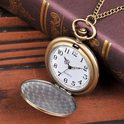 Alloy Quartz Pocket Watch Round