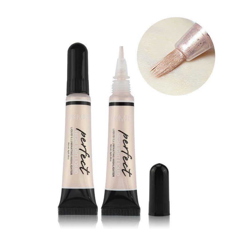 Liquid Foundation Shimmer Brightener Concealer Primer Base Contour Makeup Face Highlighter Cream 