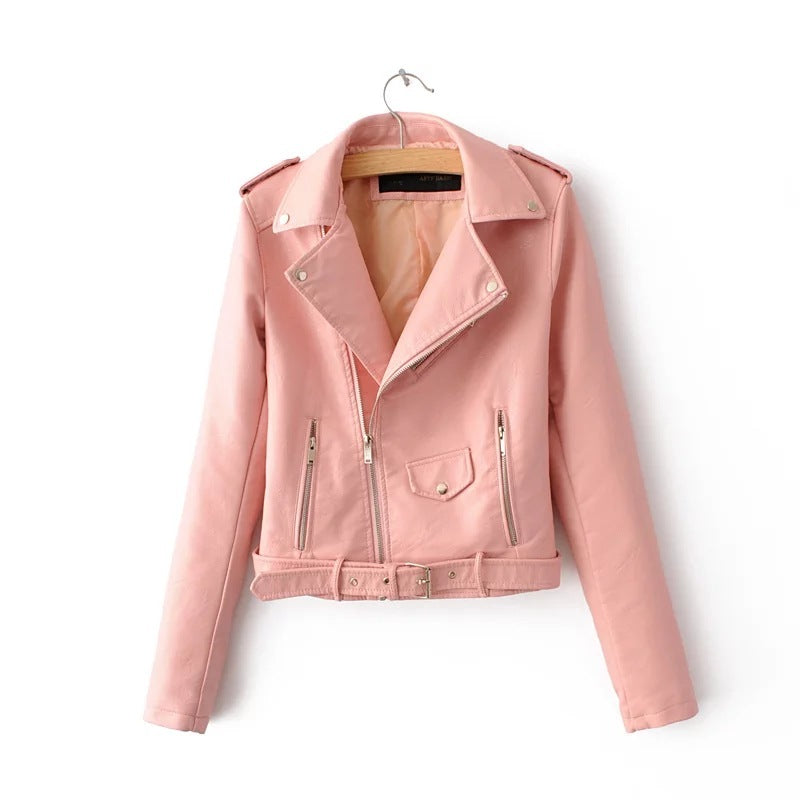 2021 Autumn and Winter Clothes for Women Korean Version Women's Leather Jacket Fashion Women Clothing