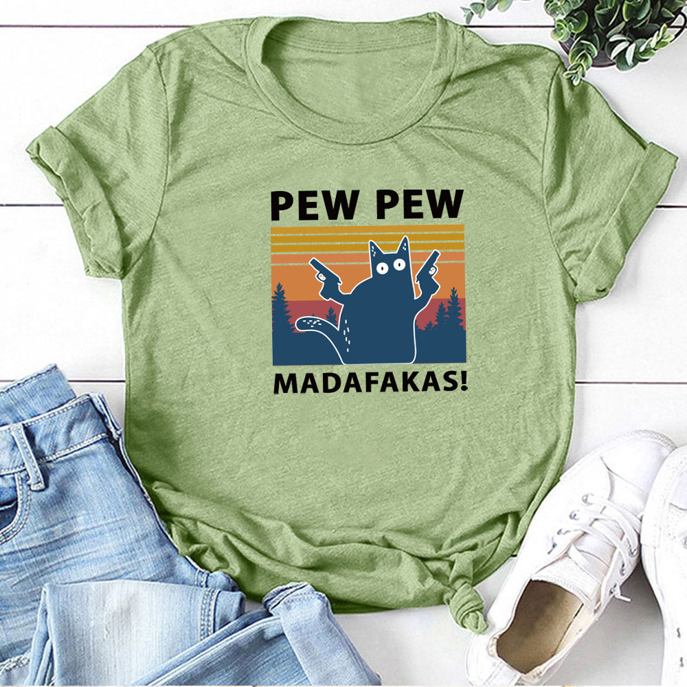 Kortärmad Pew Maddakas T-shirt Europeisk storlek Topp