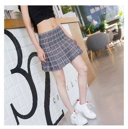 Professional High Waist Pleated Skirt - European American Street Style (5 Colors, XS-XL, Type A Profile)
