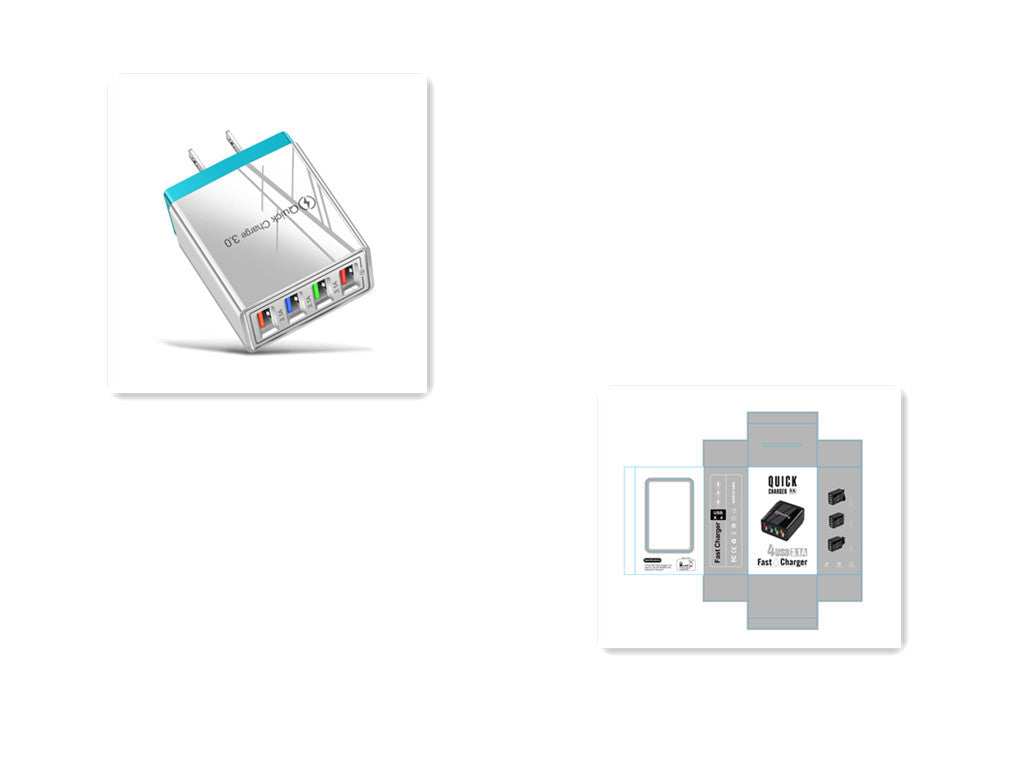 5V 3A Snabbladdning USB Charge Quick Charge 3.0