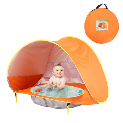 Tente de plage pour bébé, Camping en plein air pour enfants, facile à plier, imperméable, auvent solaire, protection UV