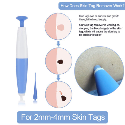 Hud Tag Borttagning Kit Hem Använd Mole Wart Remover Micro Band Skin Tag Behandling verktyg Lätt att rengöra hudvård verktyg