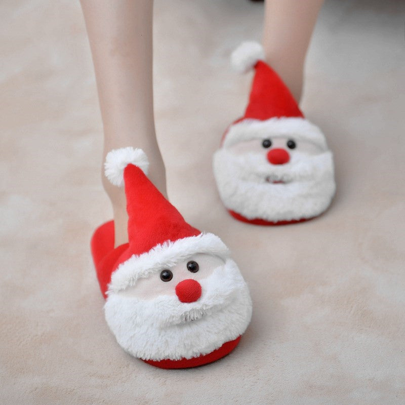 Santa Claus Home Children Cotton Shoes