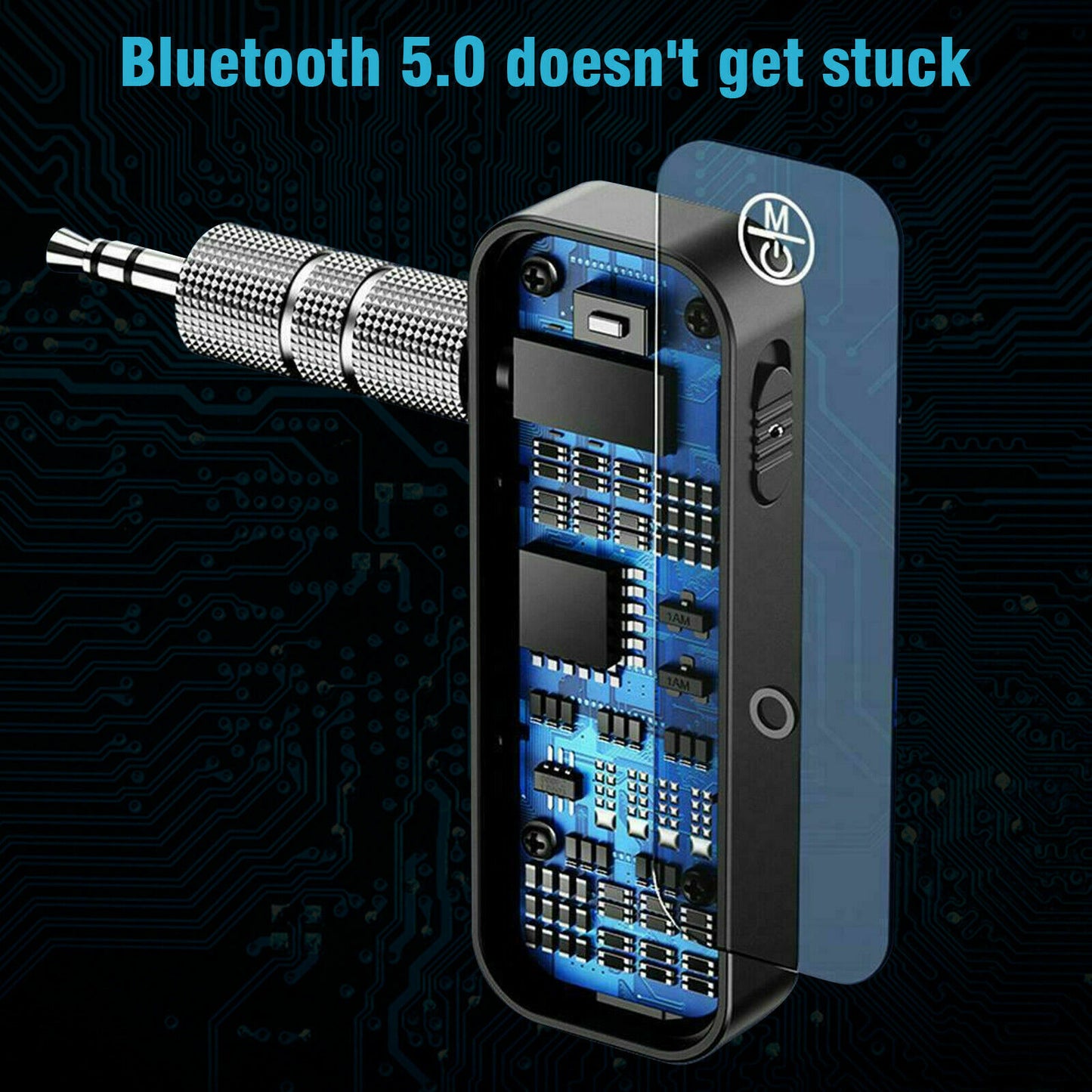 Bluetooth 5.0 2in1 émetteur récepteur voiture adaptateur Audio sans fil USB 3.5mm Aux