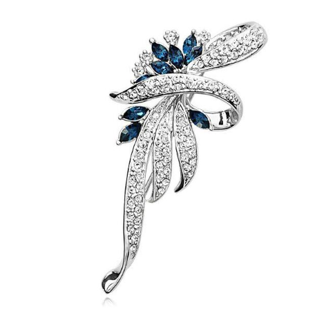 Version coréenne de broche en cristal de bijoux féminins