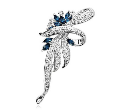 Version coréenne de broche en cristal de bijoux féminins