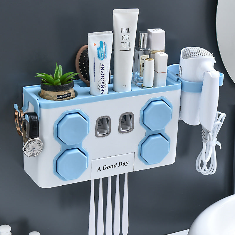 Paste Wall Mounted Toothbrush Holder