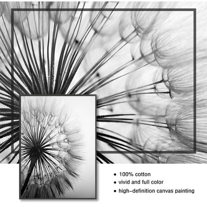 Frameless Abstrakt Dandelion Blomma Canvas Målning vardagsrum Inredningar