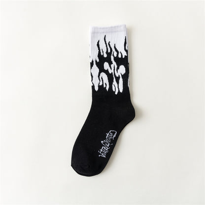 Socks men's middle tube socks